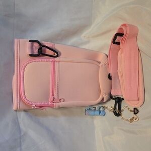 Tumbler Carrier Bag with Accessories (Great Gift Idea) Pink